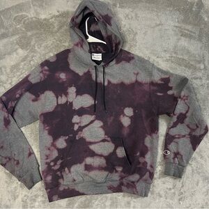 Champion Tie Dye Hoodie | Eco Authentic Pullover | Men’s M